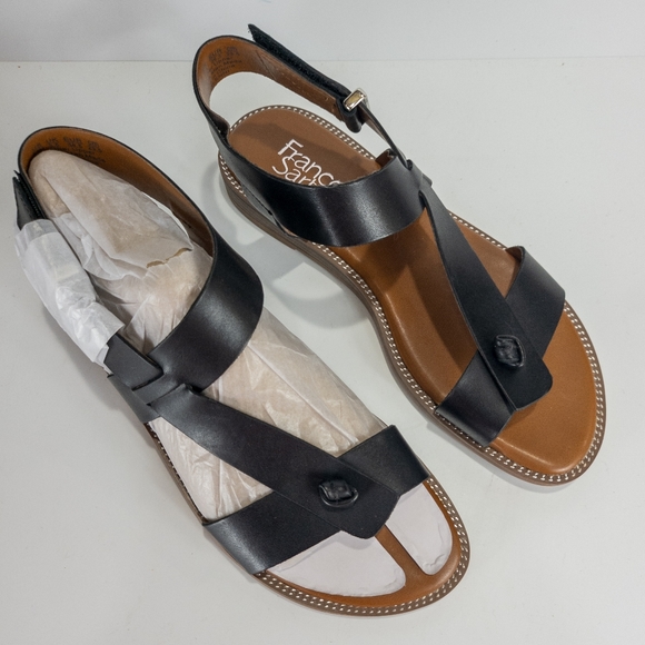 Franco Sarto Glenni Sandals Black -6.5 - Picture 7 of 8